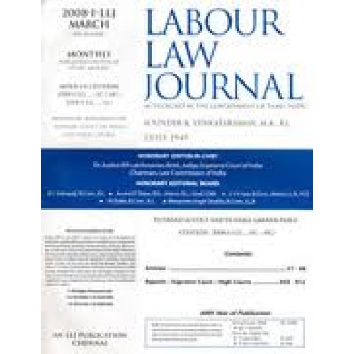 Labour Law Journal  - Annual Subscription 2026 [LLJ]